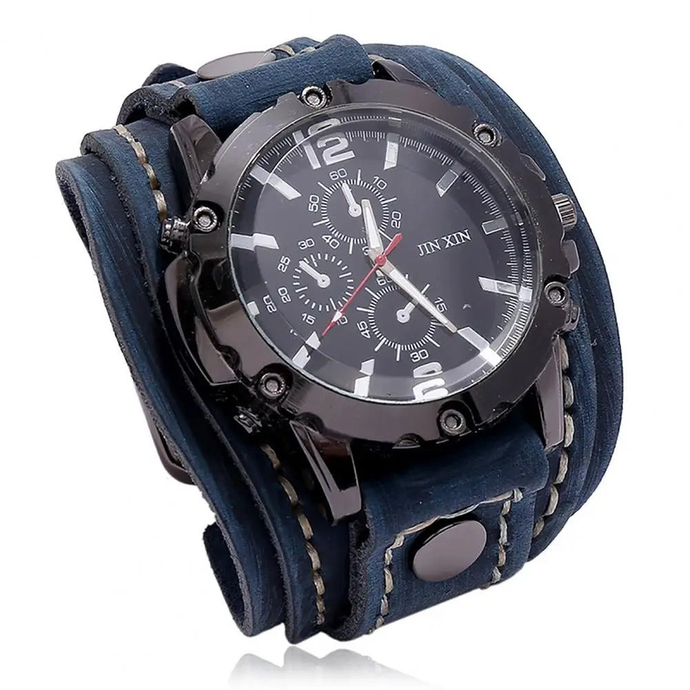 Gladiator – Vintage Roman Numeral Leather Watch