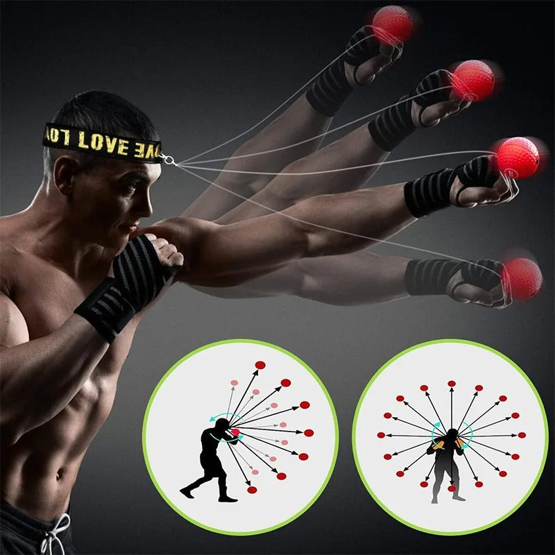 Boxing Speed Ball Head mounted