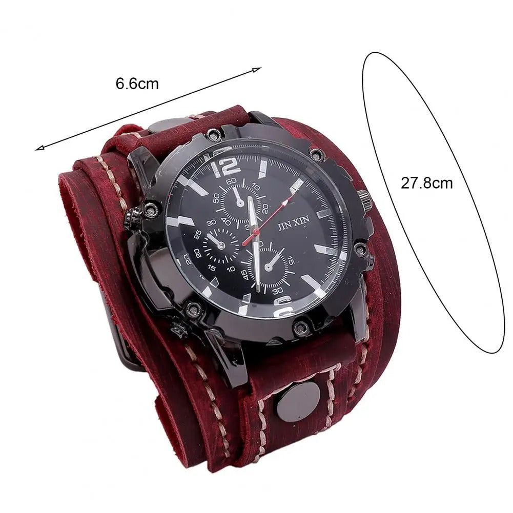 Gladiator – Vintage Roman Numeral Leather Watch