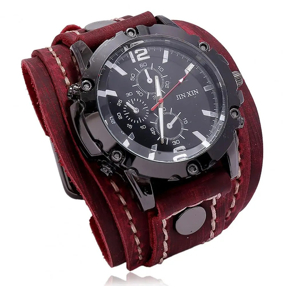 Gladiator – Vintage Roman Numeral Leather Watch