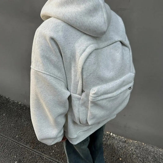 BackPack Hoodie - 2in1 Hoodie with Built-In Backpack