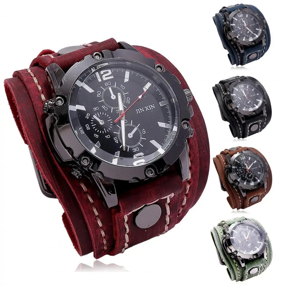 Gladiator – Vintage Roman Numeral Leather Watch