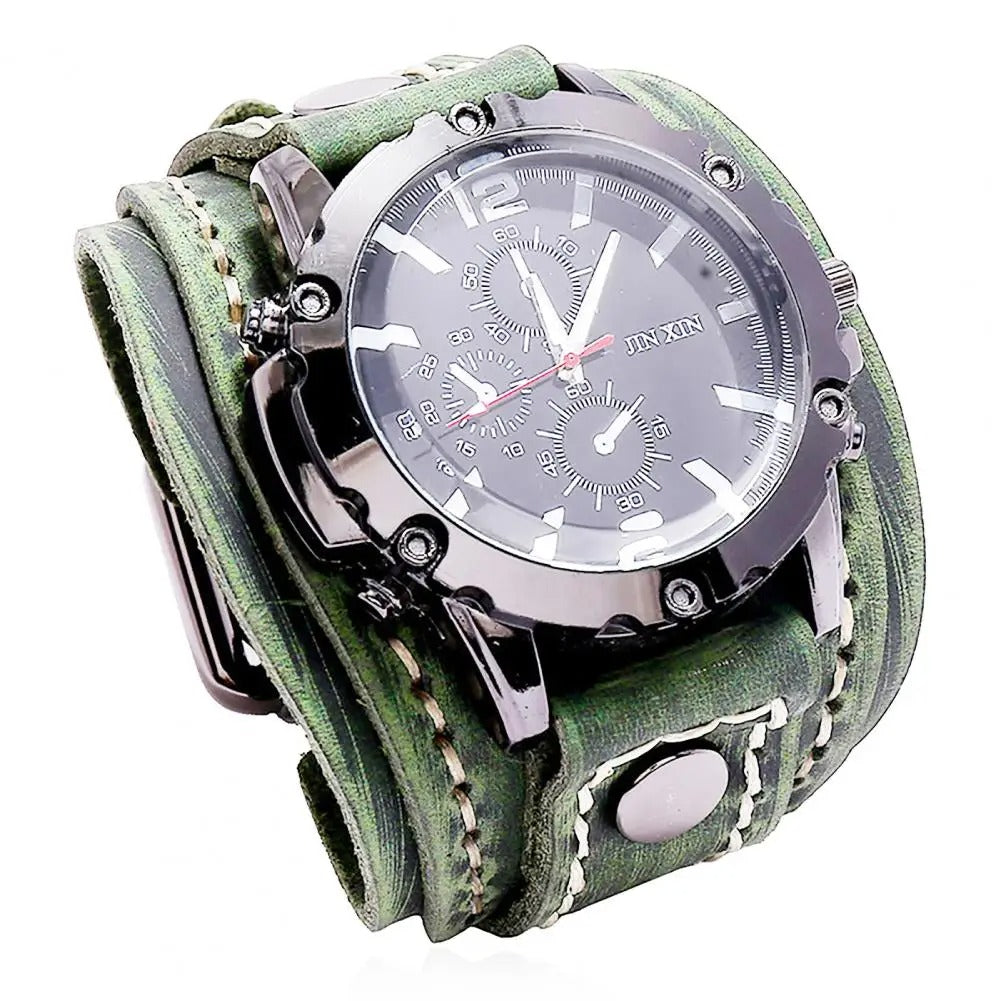 Gladiator – Vintage Roman Numeral Leather Watch